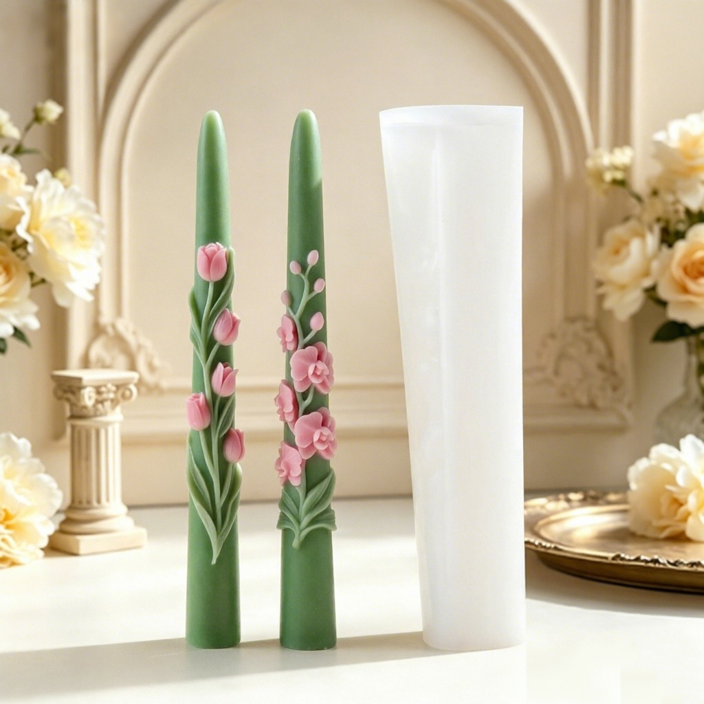 Candle Making Party - Силиконовая форма для длинных конических свечей