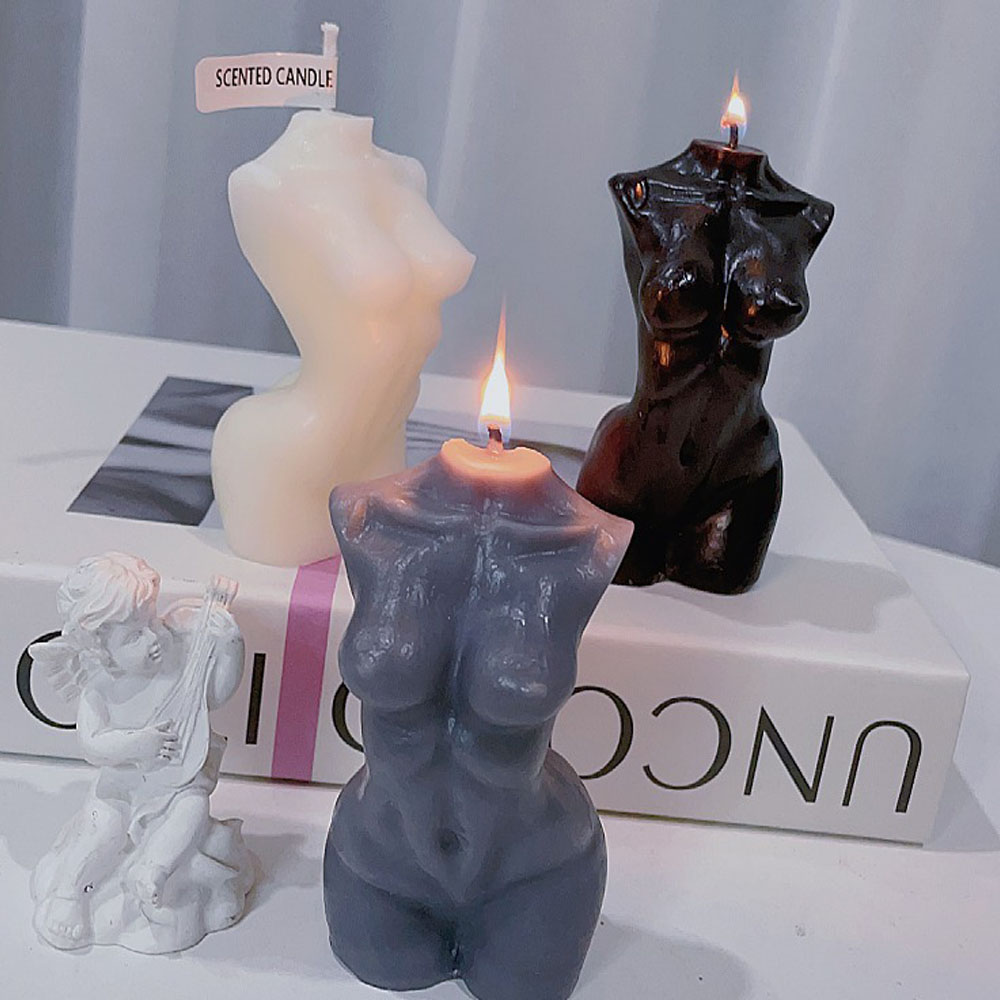 Candle Making Things - Ароматическая свеча в форме женского торса