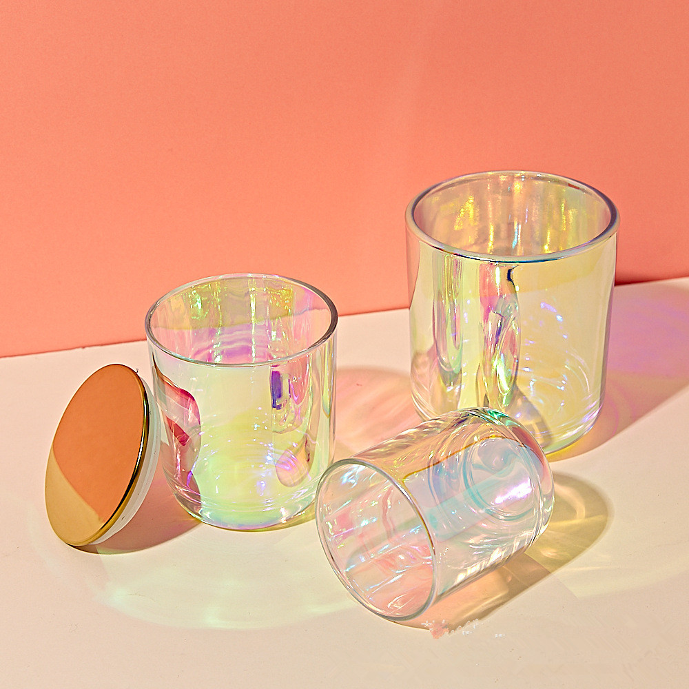 Candle Making Glass Jars - Банки для свечей, цветные прозрачные чашки