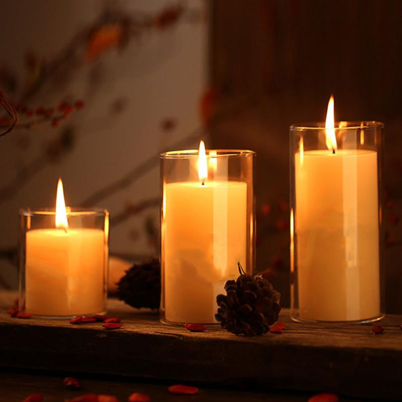 Цилиндрический стеклянный стак – обзор и цена Candle Making Glass Jars