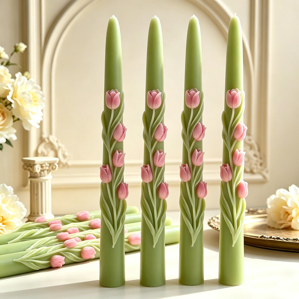 Силиконовая форма для длинных  – обзор и цена Candle Making Party