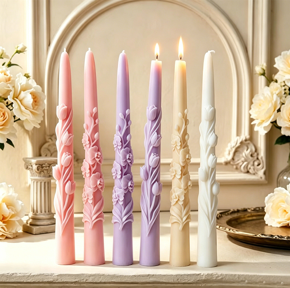 Силиконовая форма для длинных  – обзор и цена Candle Making Party
