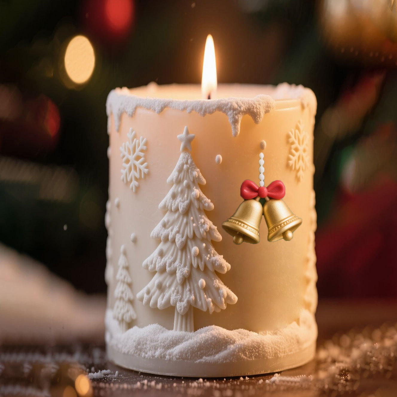 3D рельефный цилиндр Рождестве – обзор и цена Candle Making Party