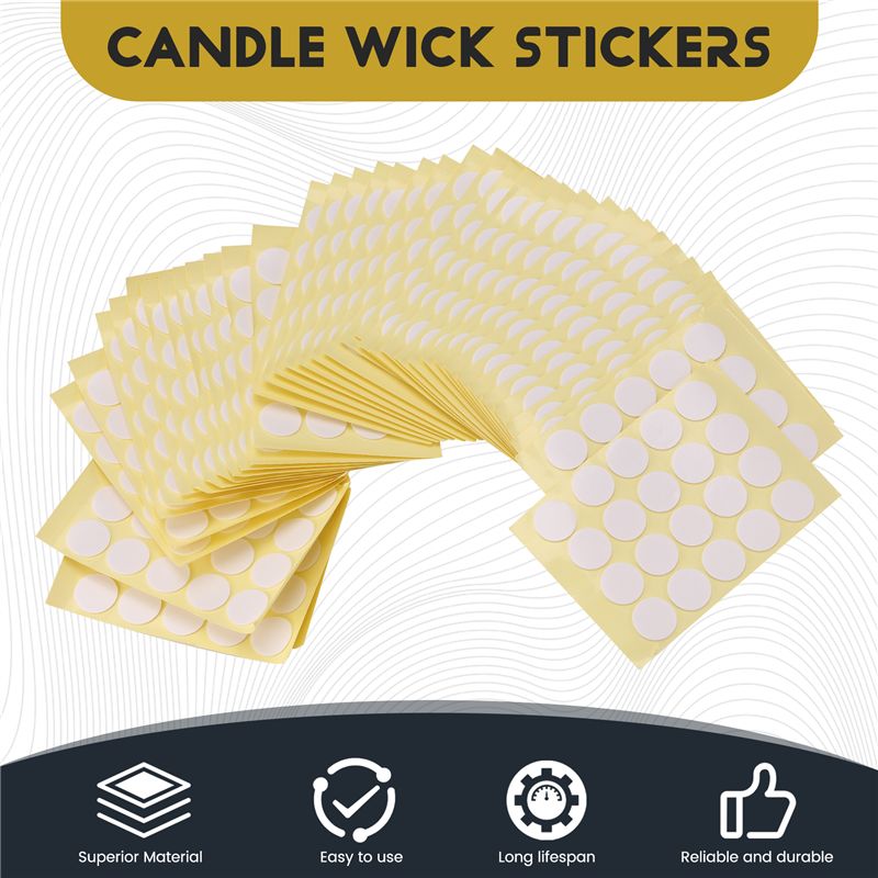 800 шт. наклеек для фитилей св – обзор и цена Adhesive Dot Wick