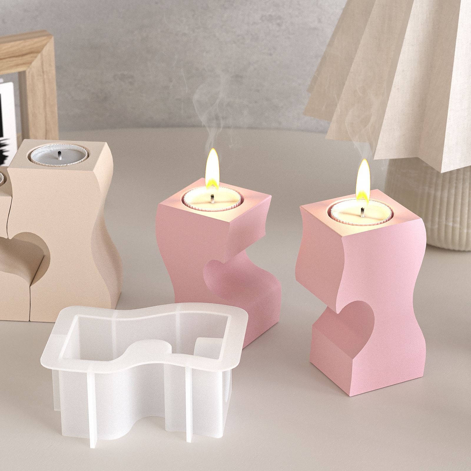 S сердце подсвечник силиконовы – обзор и цена Candle Making Moulds