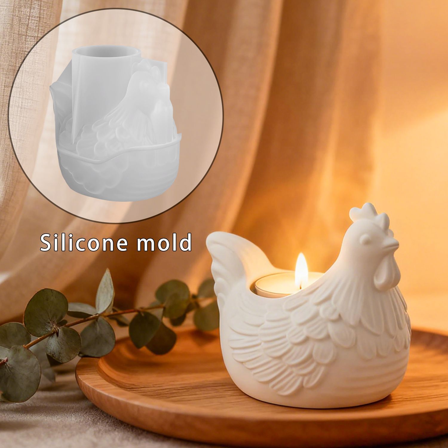 DIY 3D маленький куриный подсв – обзор и цена Candle Making Moulds