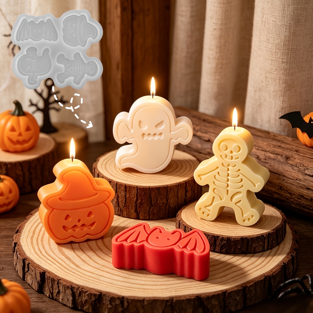 Набор силиконовых форм с 4 пол – обзор и цена Candle Making Moulds