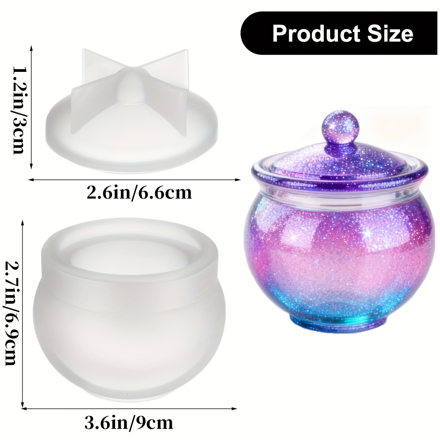 1 комплект круглых форм для ба – обзор и цена Candle Making Moulds